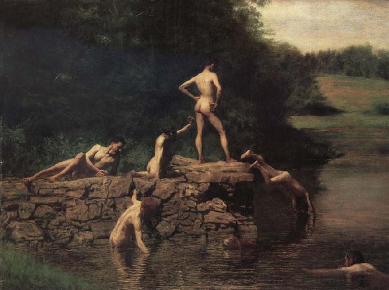 Thomas Eakins The Swiming Hole oil painting image
